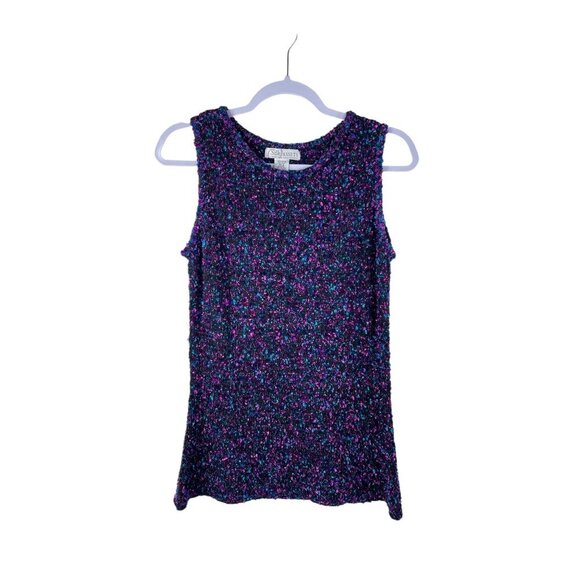 Silk Assets Diane Von Furstenberg Multicolor Silk Sleeveless Y2K 90’s Top - Picture 1 of 8